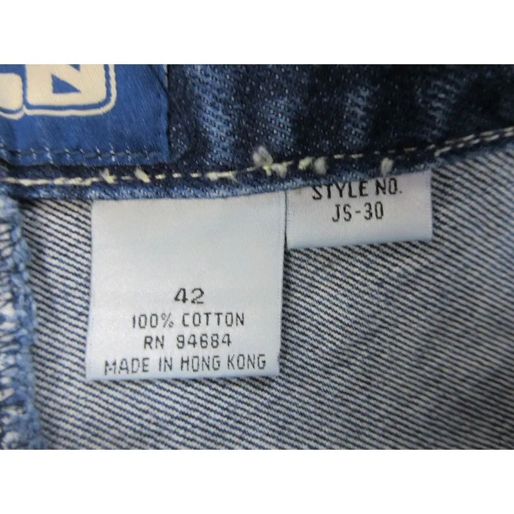 VINTAGE FJ560 Fat Joe Jeans Mens 42 Hip Hop Baggy Y2K Streetwear DEADSTOCK 42X32 - Picture 10 of 16
